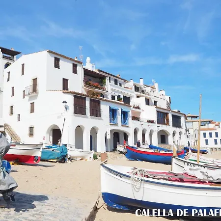 Espectacular En Calella De Palafrugell, Vistas Al Mar דירה